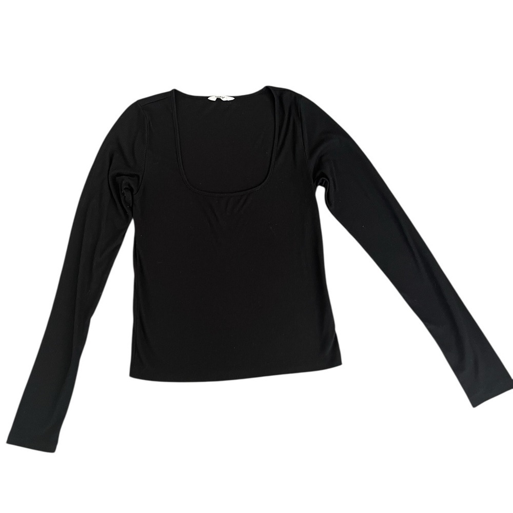 💘THAKOON Square Neck Ribbed Top Medium - Picture 2 of 6